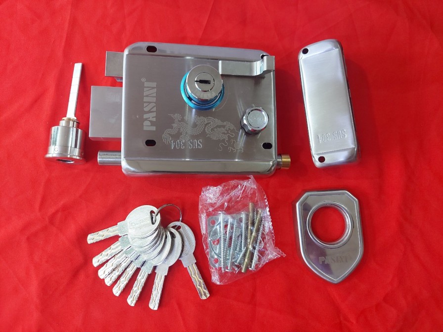 KHOÁ CỬA CỔNG SẮT PASINI 699B -CỬA MỞ