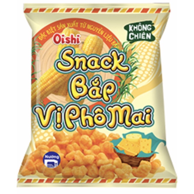 Snack Oishi Bắp vị phô mai 12g