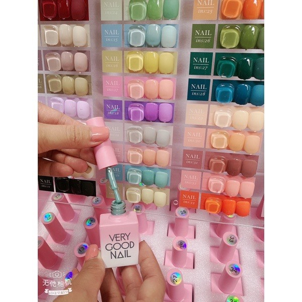 Sơn gel very good nail base , top ,trắng ,đen 15ml