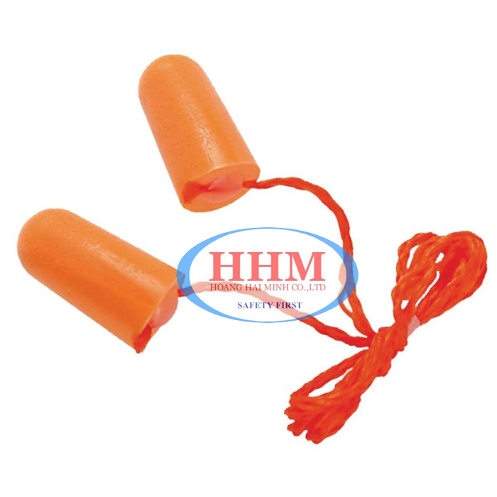 Bộ 5 cặp Nút tai chống ồn 3M 1110 - có dây(Orange)