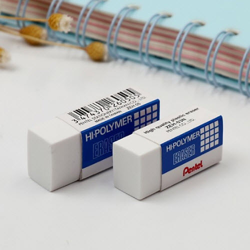 Gôm Tẩy Siêu Sạch Pentel HIPOLYMER - ZEH [Hàng Chính Hãng Pentel Nhật Bản]