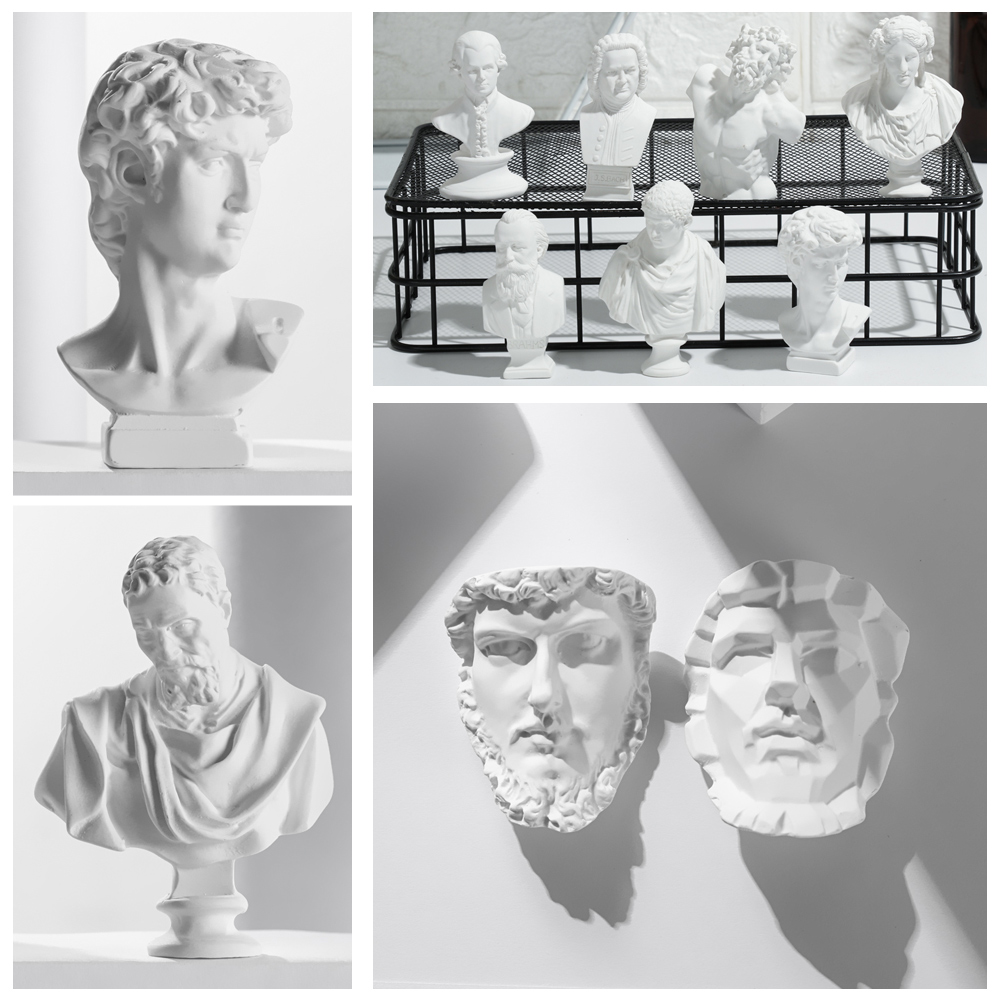 Mini Figurine Celebrities Desktop Ornament Home Decor Famous Sculpture ...