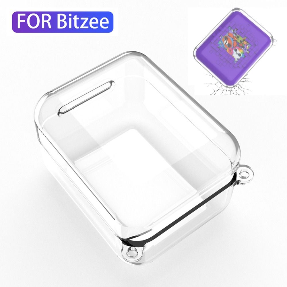 PDG Handheld Game Console Protective Case Shockproof TPU Shell Professional Crystal Clear Digital Pet Machine Cover for Bitzee Interactive Toy