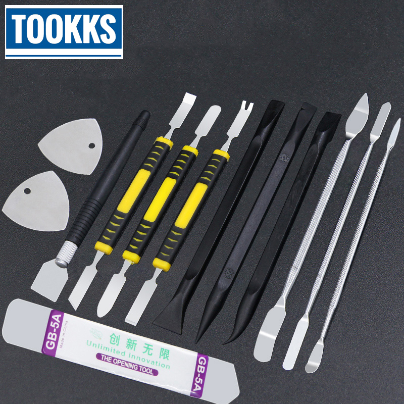 【New arrival】Mobile Phone Disassemble Hand Tool Set PC Metal Spudger LCD Opening Tools For Mobile Phone /PC /Table /iPhone /Computer. 