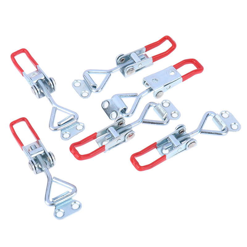 2/4pcs Adjustable Toggle Clamp Steel Latch Pull Action Latch for Tool Boxes.