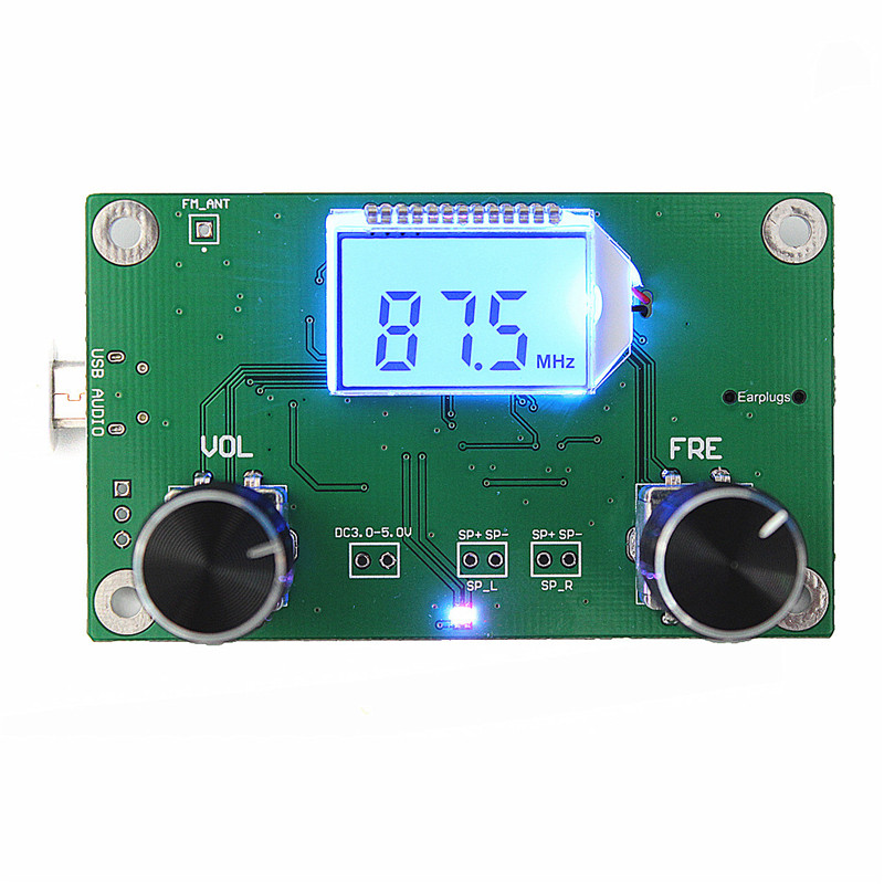 DSP & PLL Best Digital Stereo Computers FM Radio Receiver Module 87 ...