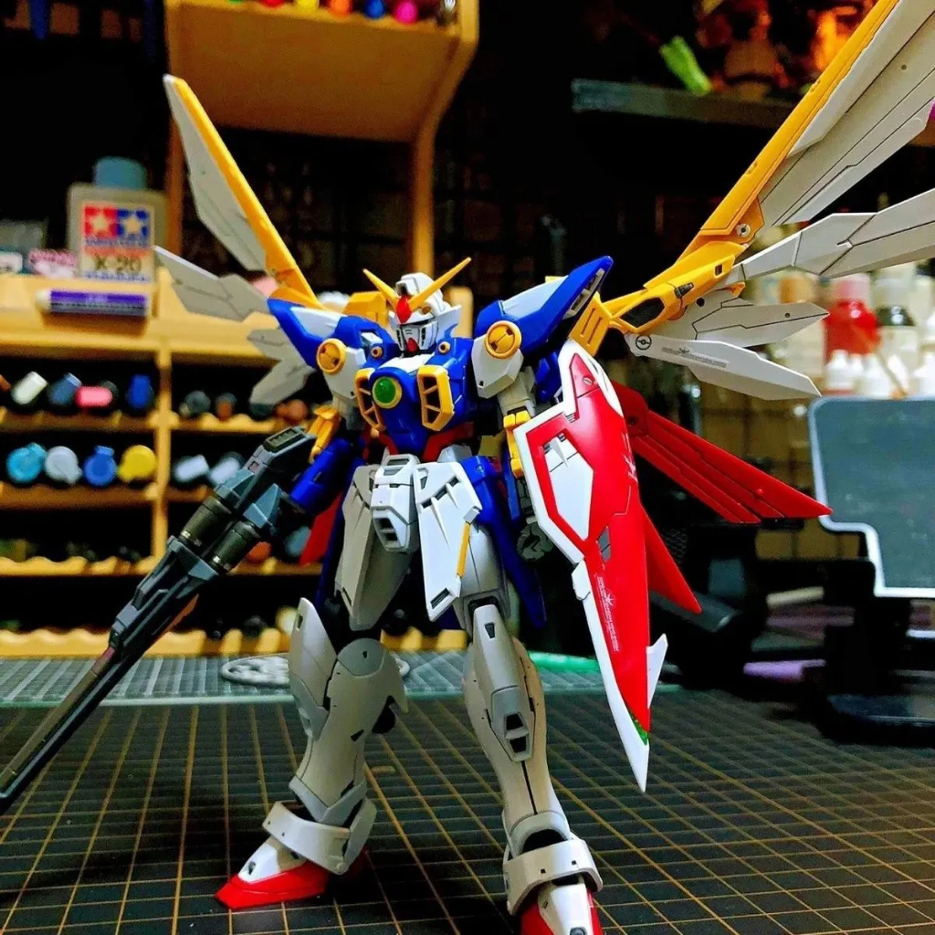 （Bao gồm hỗ trợ）Mô hình lắp ráp HG Wing Gundam 1/144 Mô hình nhựa, Đồ chơi xếp hình Mecha