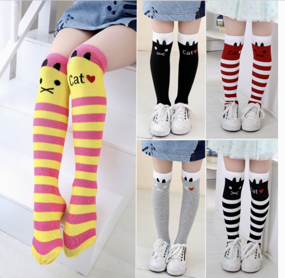 Длинные носки для девушек