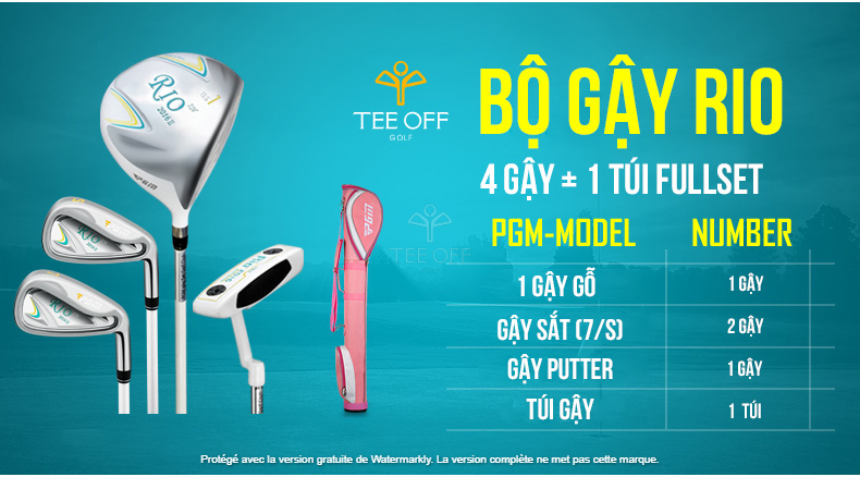 BỘ GẬY TẬP GOLF NỮ RIO - PGM LTG014