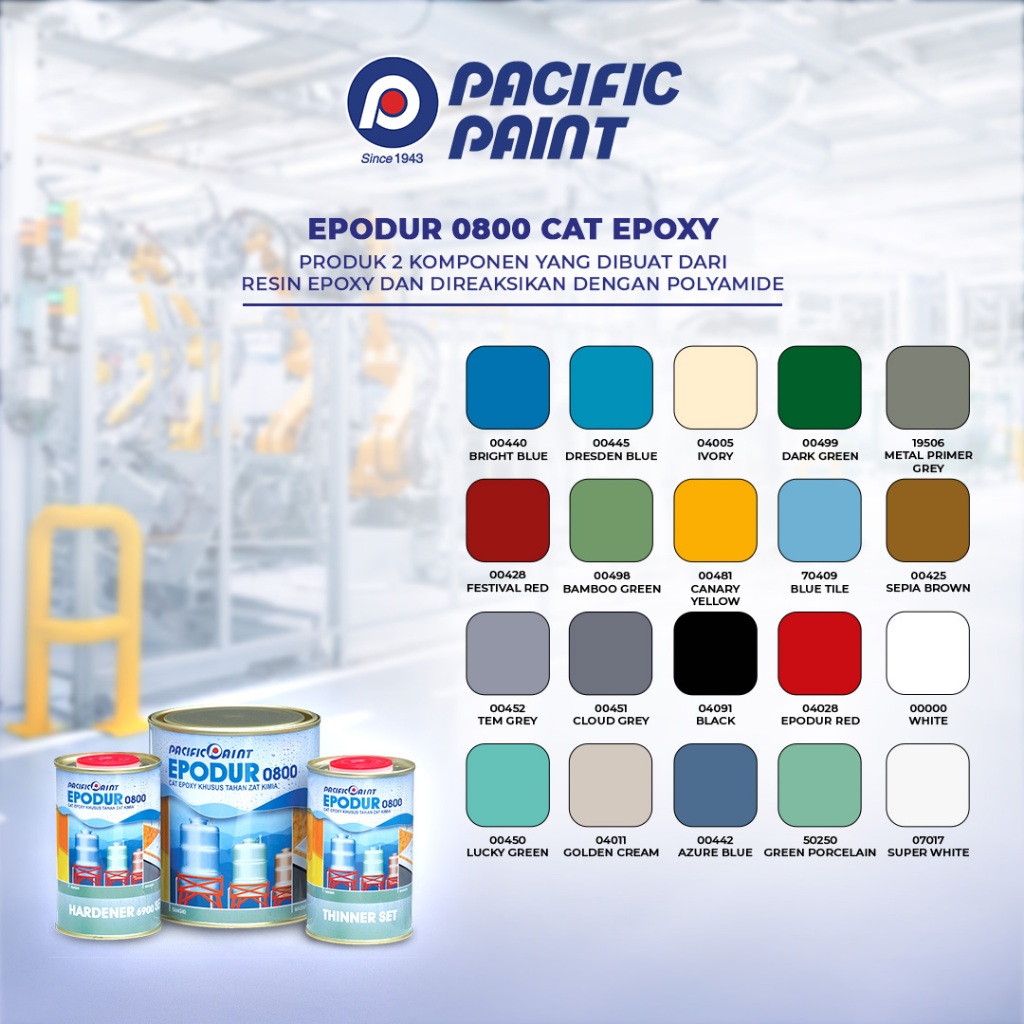 EPODUR 0800 CANARY YELLLOWCat Epoxy Lazada Indonesia
