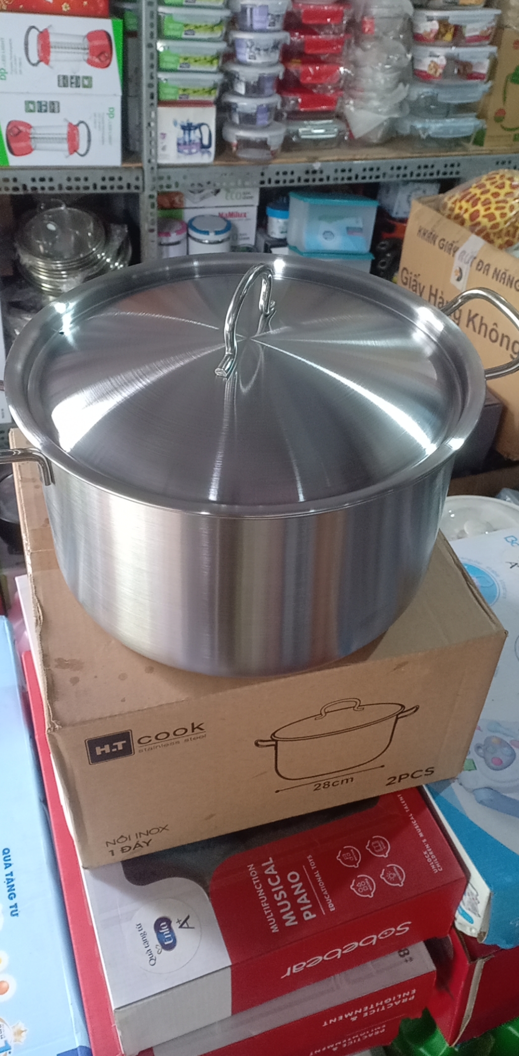 Nồi luộc gà h.t cook 28 cm