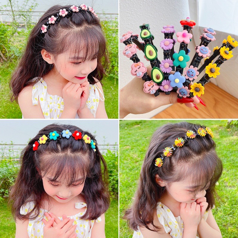 Cài tóc hình hoa dễ thương cho bé