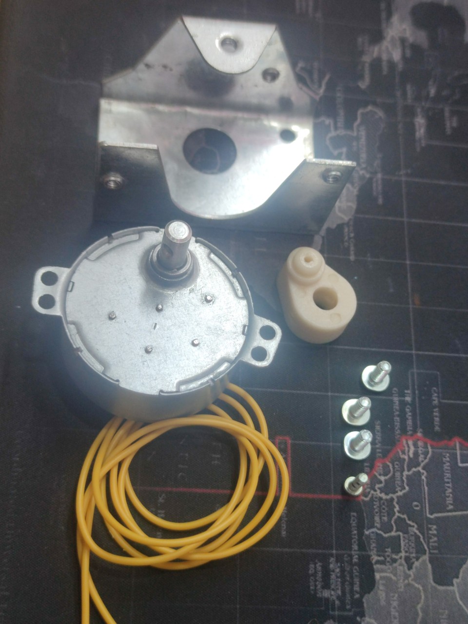 Combo tuốc năng quạt + bát + gù và 4 vít- bộ motor bát và quả đào chuyển hướng quạt cây, quạt bàn