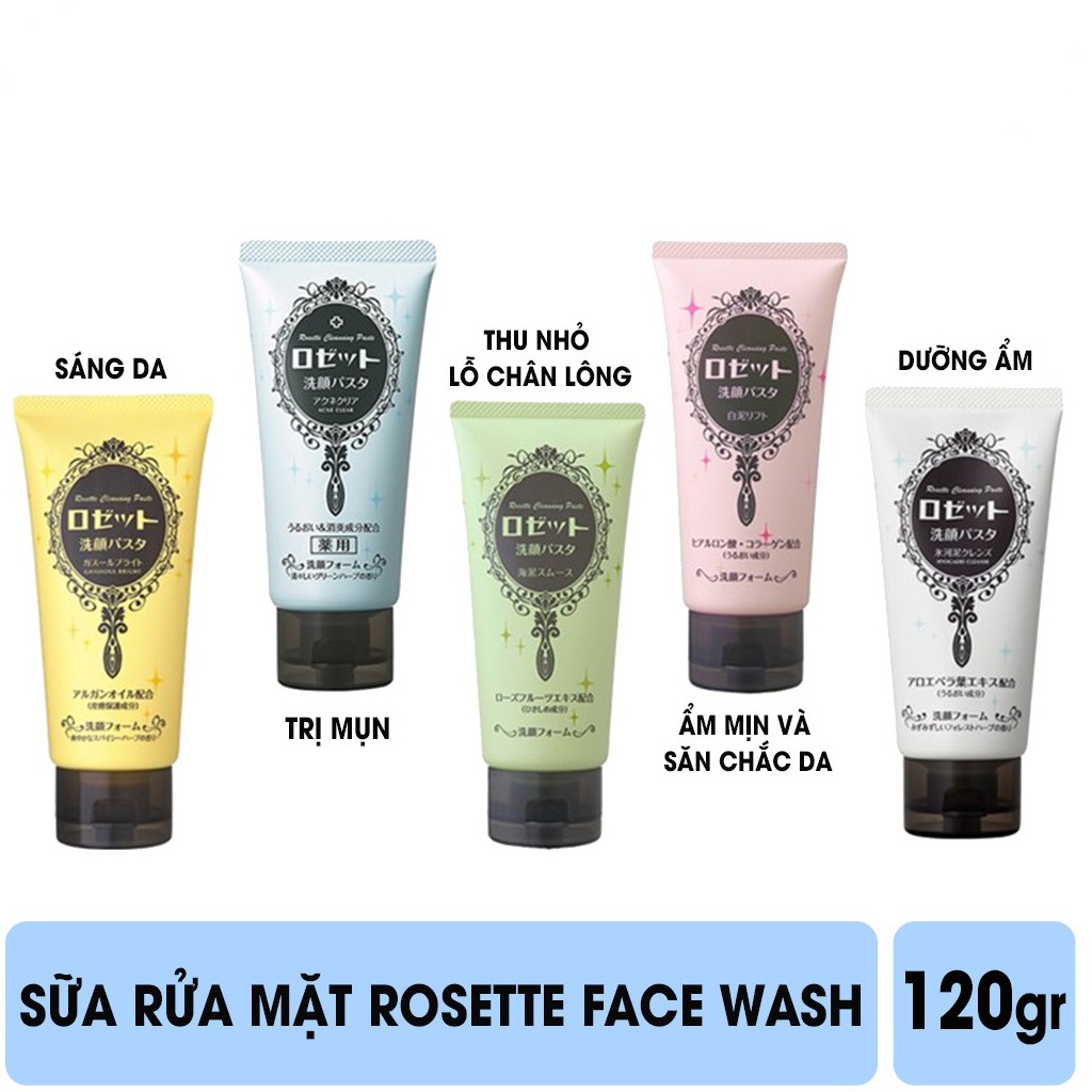 Sữa Rửa Mặt Rosette Nhật Bản 120g