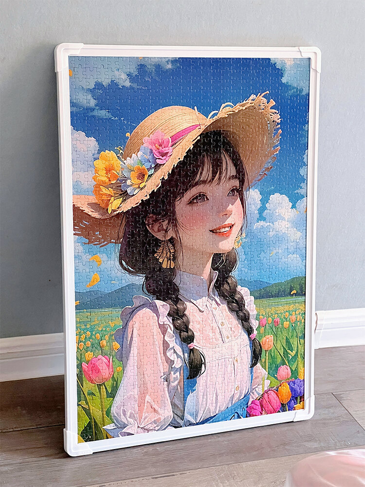 LAJWHFD} Puzzle Mounting Frame 70x50 Frame 1000 Pieces Flat