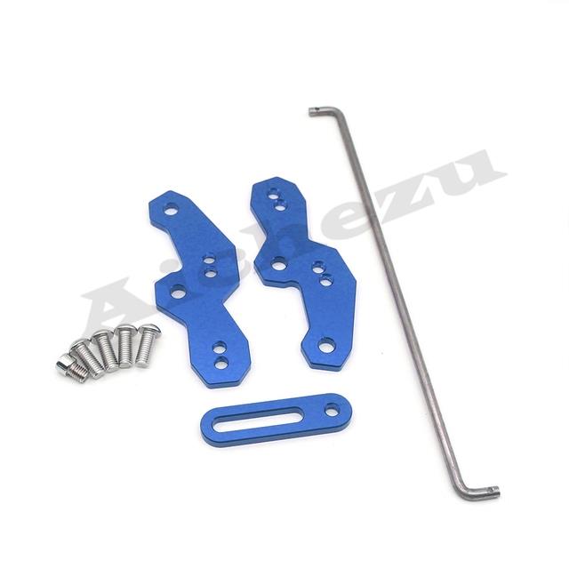 [hot] ♕ Rearset Aluminum Footrest Pedals Relocation Brackets for YZF