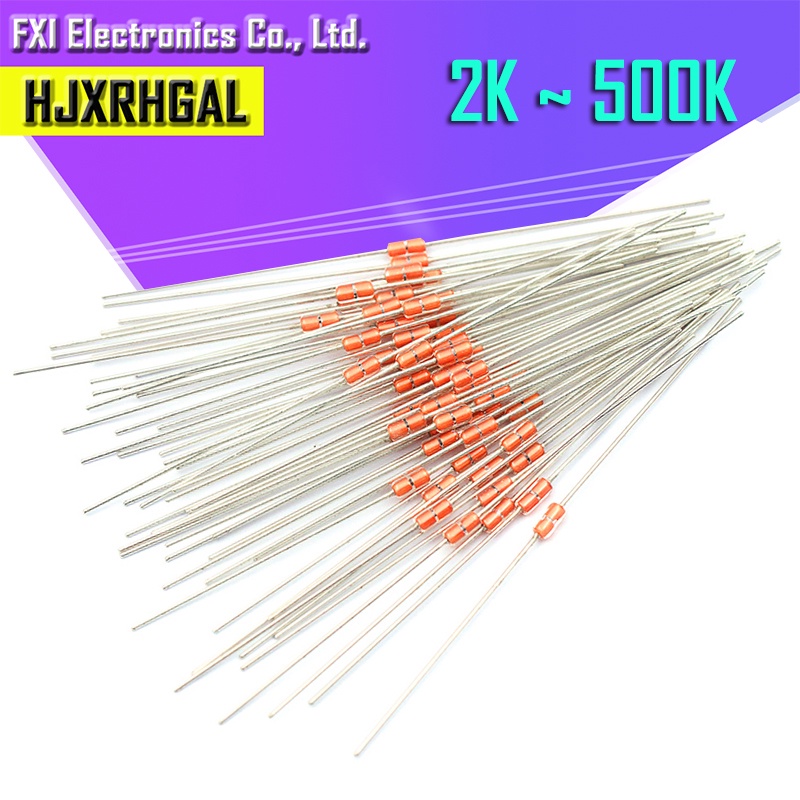 20pcs thermal resistor mf58 3950 5% b 2k 5k 10k 20k 50k 100k 200k 500k ohm integrated circuit