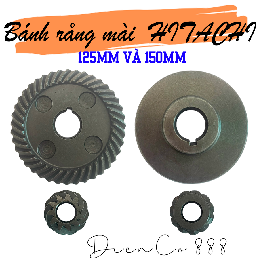 (Set of Gear) Bộ nhông bánh răng mài HITACHI G15SA2, G13SC2 và DCA ASM02-125, ASM150A - Mài Hitachi 125mm và 150mm