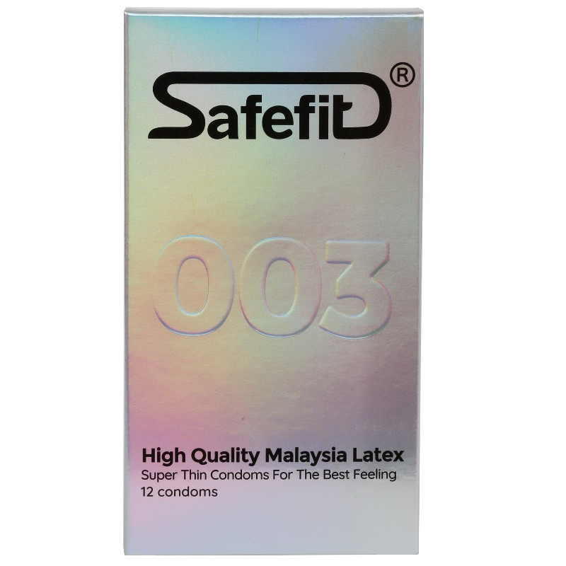 Bao cao su siêu mỏng Safefit 003, bcs siêu mỏng chống xuất tinh sớm kéo dài thời gian quan hệ