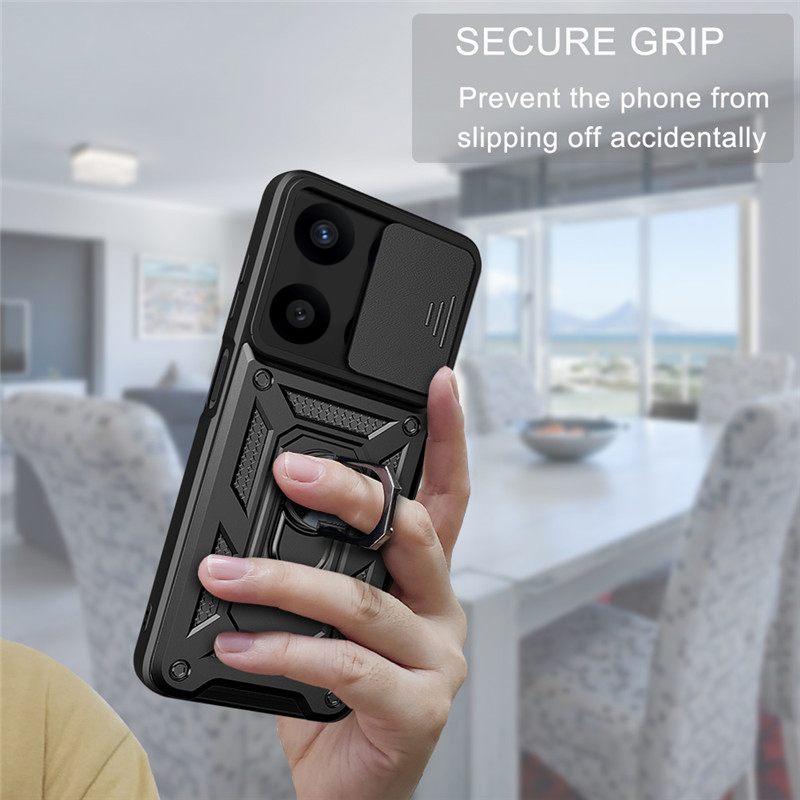 For Honor X7C Case Armor Ring Case Cover Adsorb Car Holder Shockproof Camera Protection Cover For Honor X7C Back cover Phone Cases. 