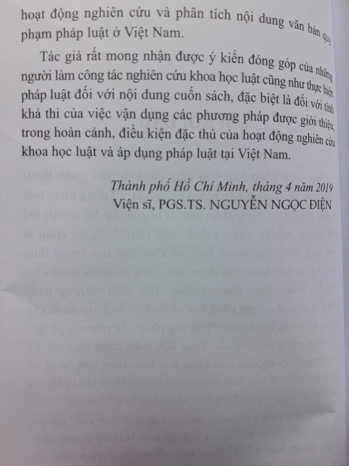 Phương Pháp Phân Tích Luật Viết (Xuất Bản Lần Thứ Ba, Có Sửa Chữa, Bổ Sung)