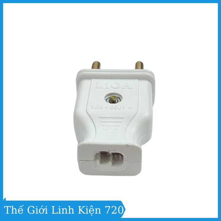 Phích cắm điện 2 chấu  LIOA 250V/10A