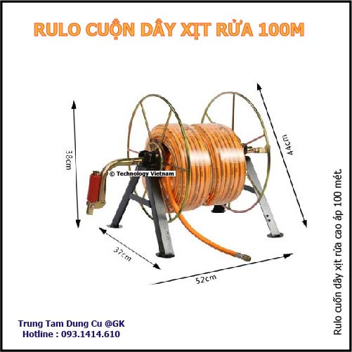 COMBO BỘ RULO CUỐN DÂY ÁP LỰC, PHỤ KIỆN RULO MÁY RỬA XE
