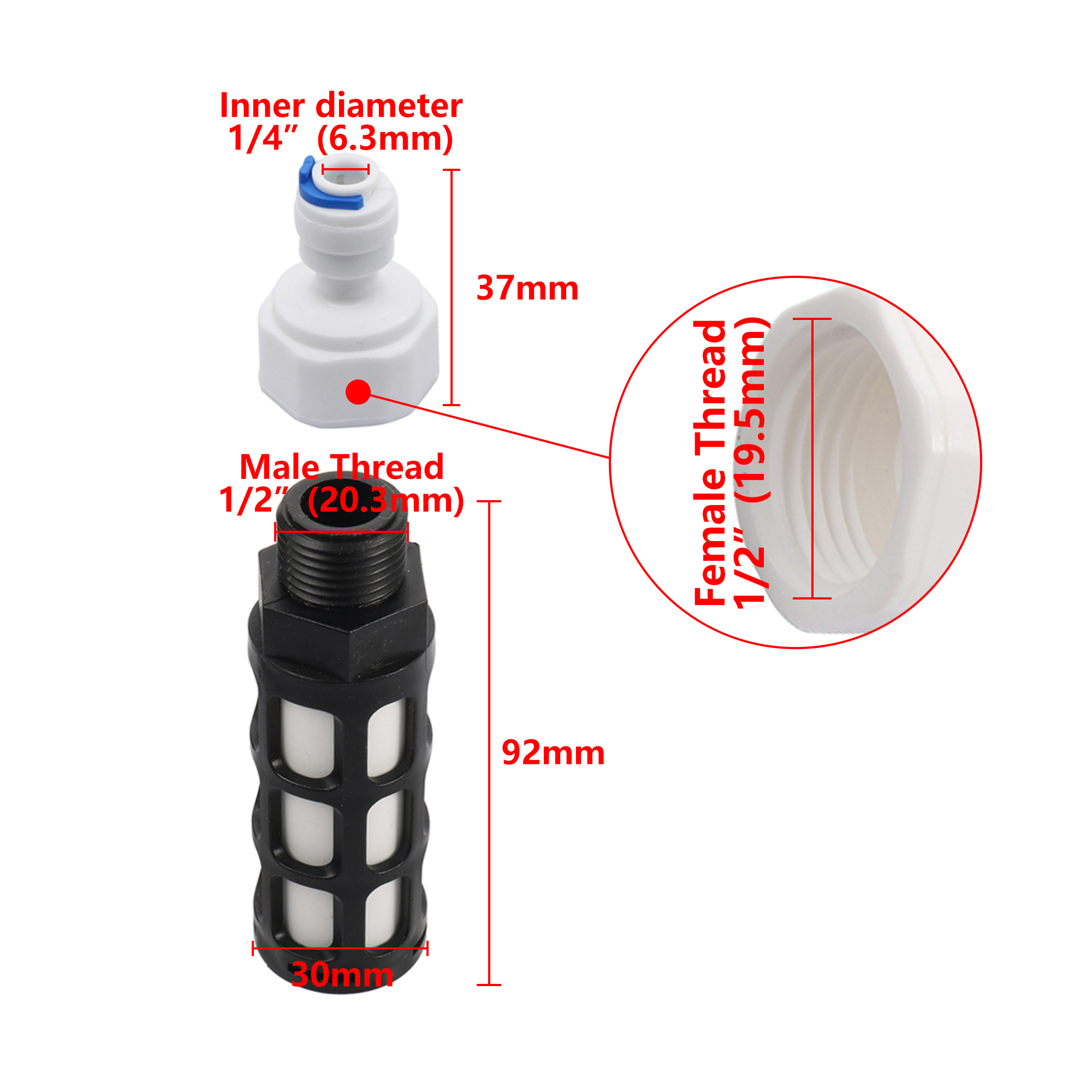 Quick Connect Filter 1/4