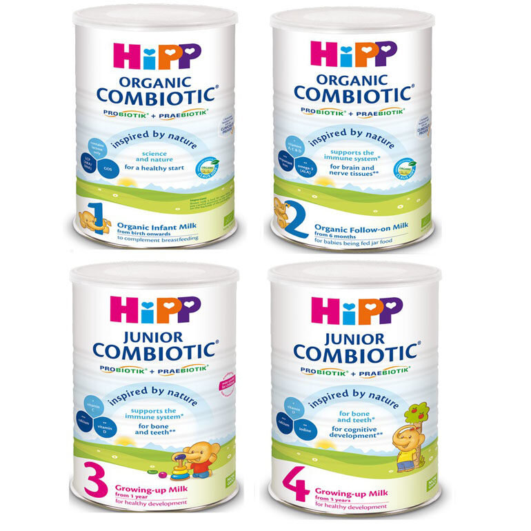 Sữa HiPP HMP Mẫu Mới Số 1, Số 2, Số 3, Số 4 Lon 800G
