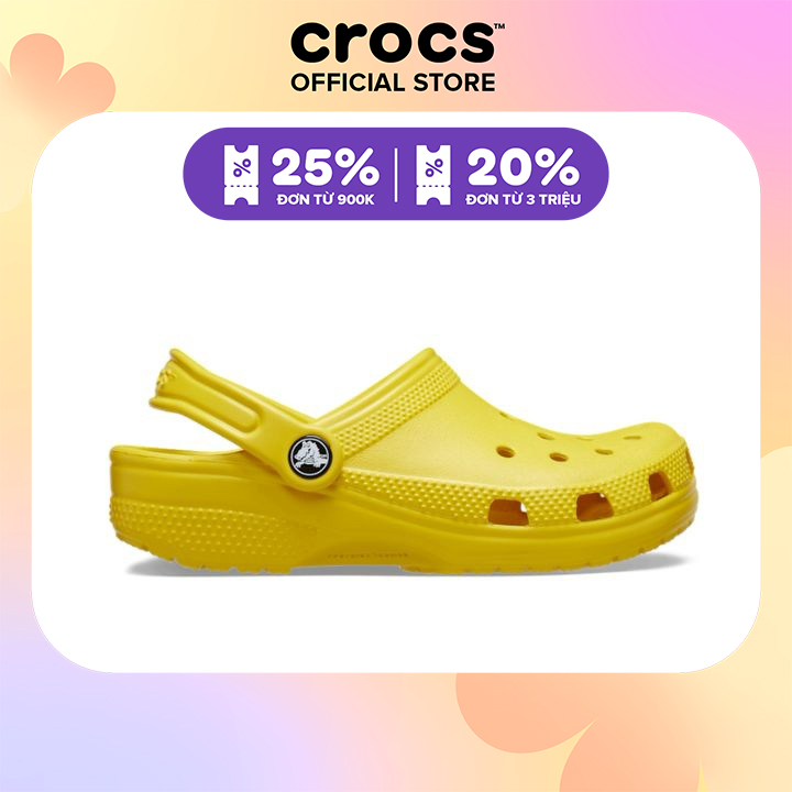 Giày Clog Trẻ Em Crocs Classic - Sunflower