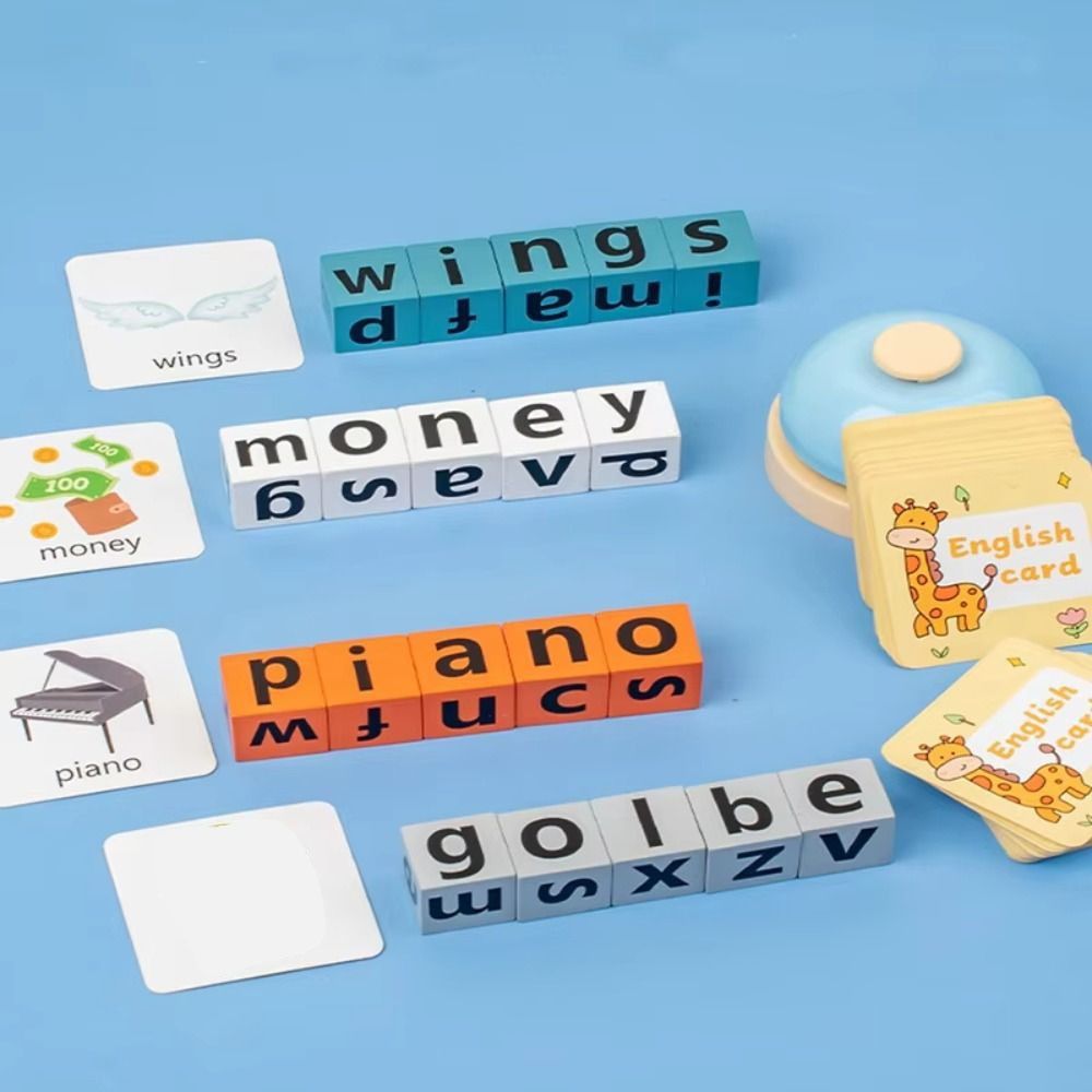 Letter Cognitive Flash Cards Alphabet Spelling Game Word Spelling Game ...