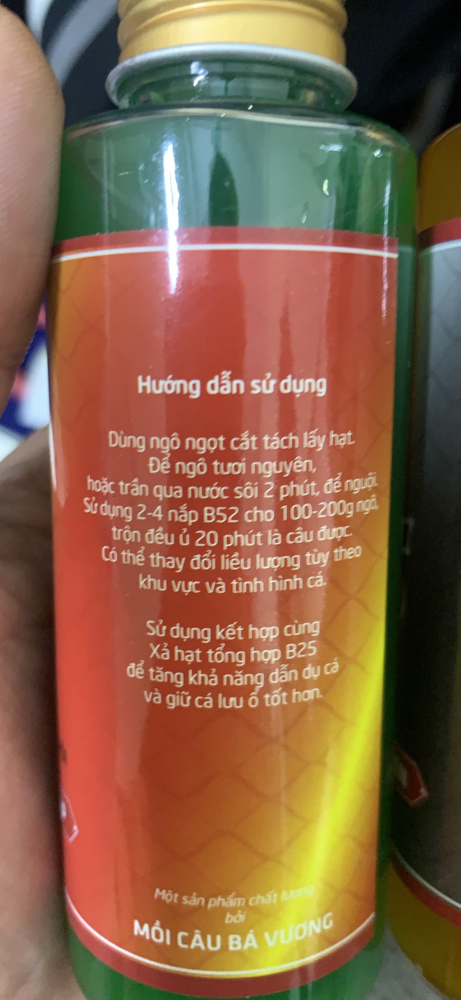 Mồi bá vương , xả , ngâm ốc b55, tanh b66 , ngâm ngô b52