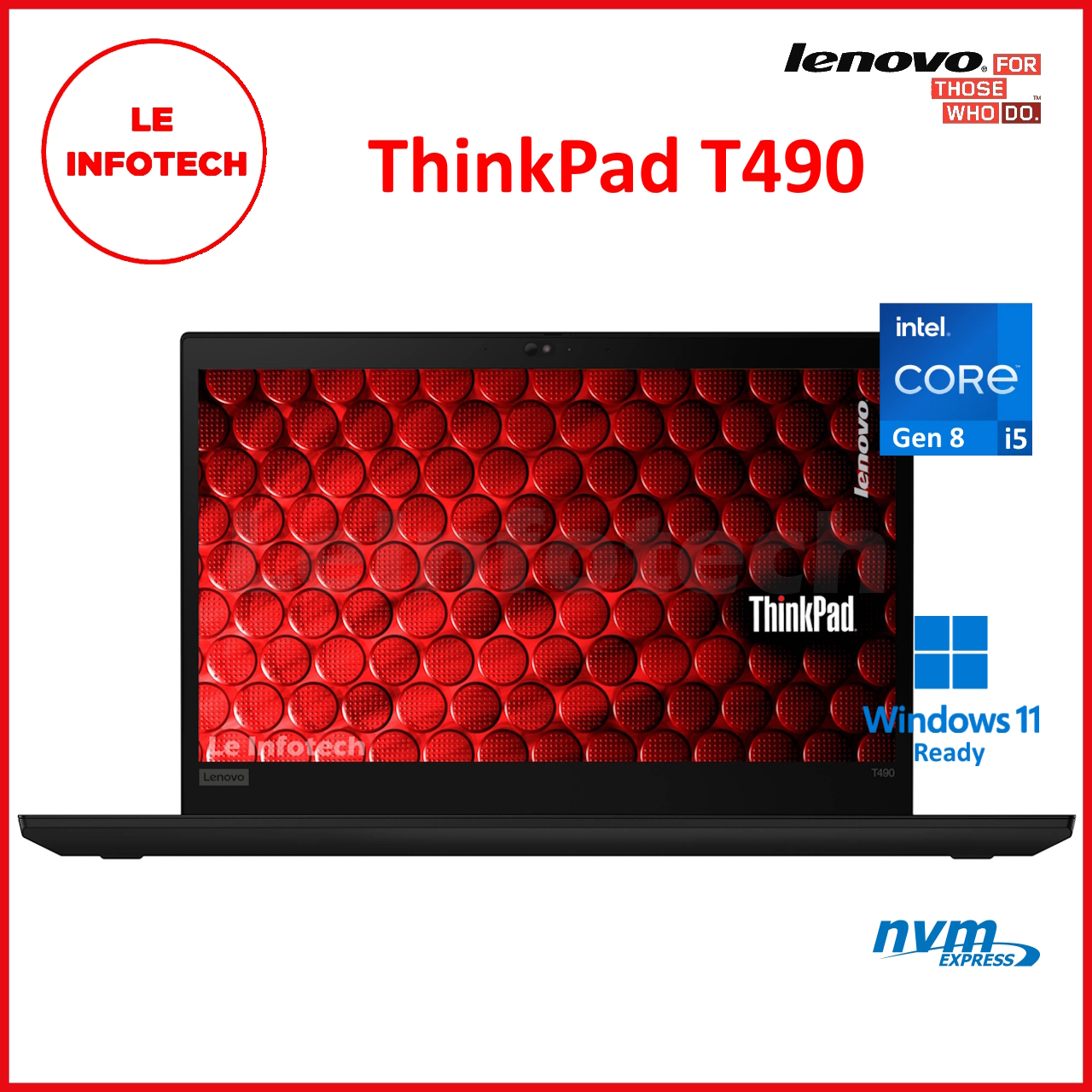 Lenovo ThinkPad T490 14” Laptop Gen8 Intel Core i5/i7 RAM 8/24