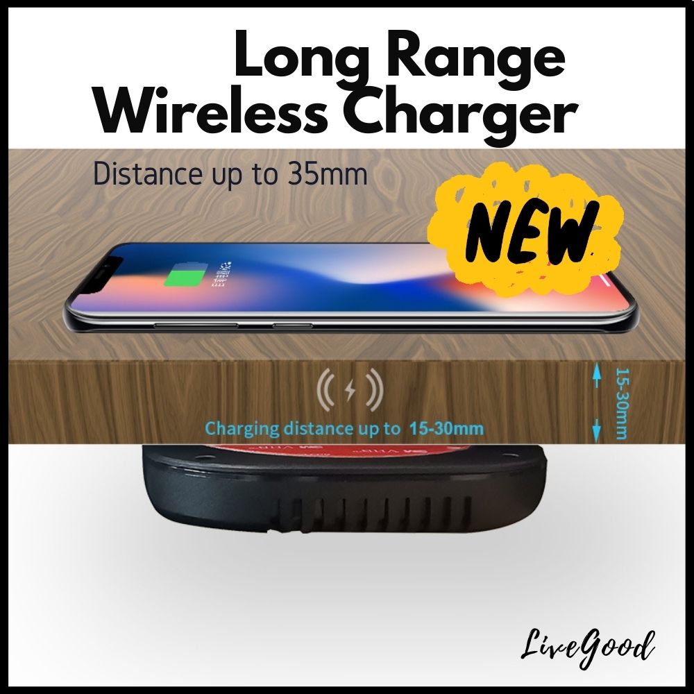 Long Range Wireless Charger 10W for Desktop/Table | Lazada Singapore