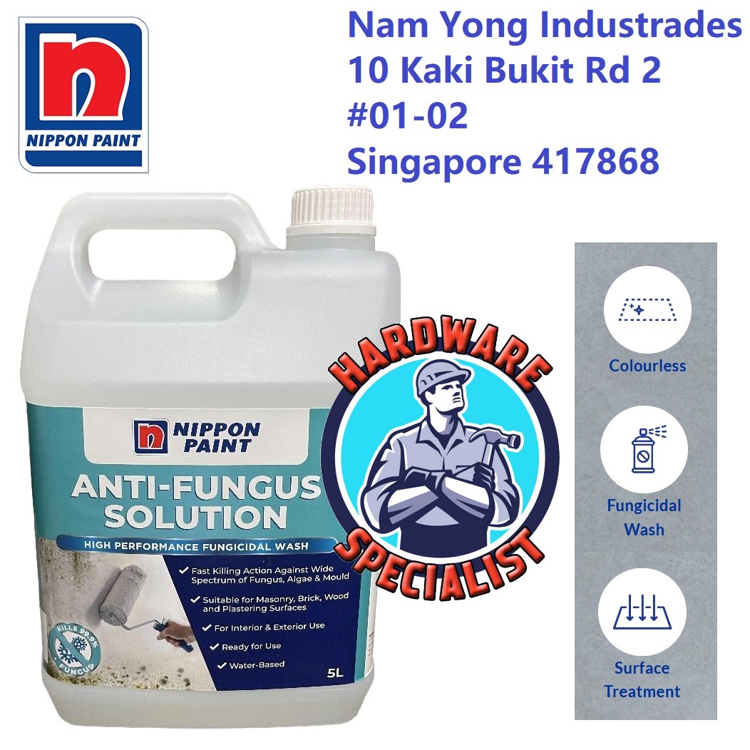 Nippon Paint Anti Fungus Solution 5L Lazada Singapore