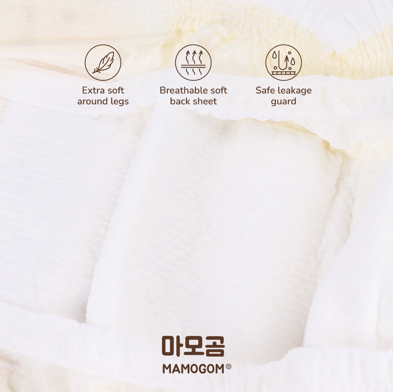[MAMOGOM] Bỉm hữu cơ MAMOGOM nội địa Hàn Quốc dán/quần đủ size