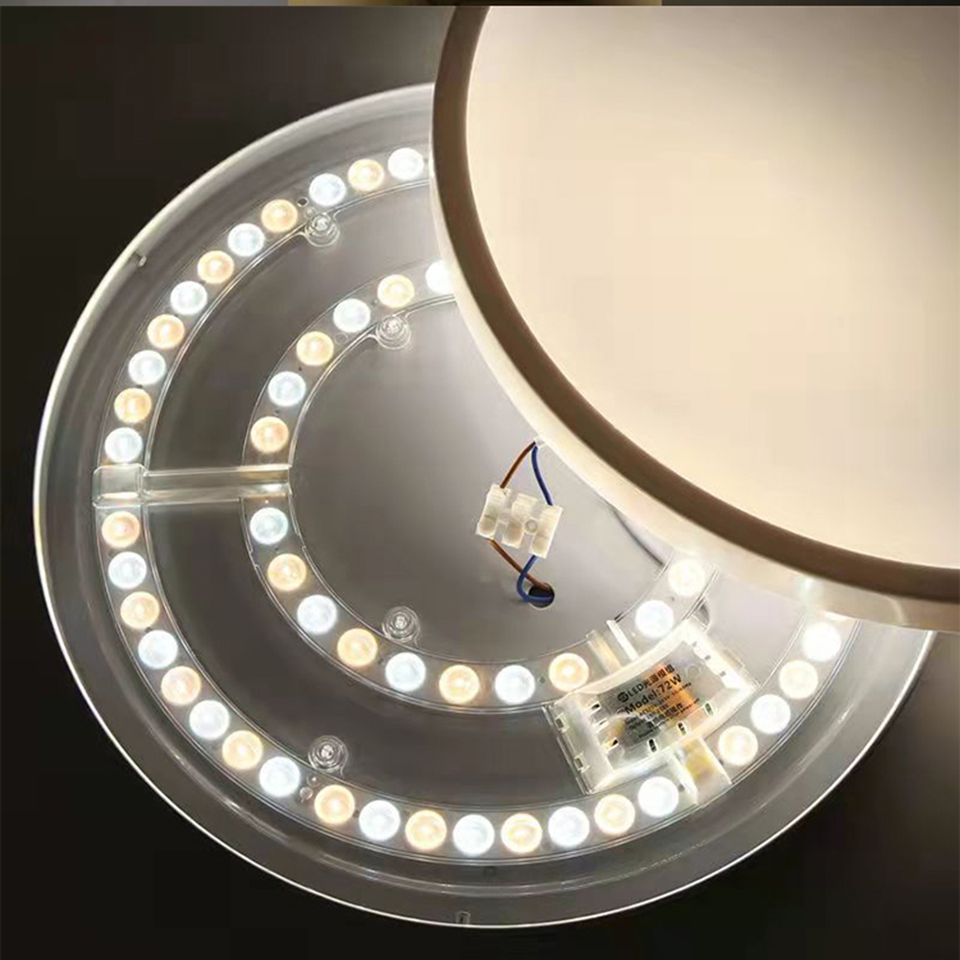 48W/72W LED กลมแม่เหล็กโมดูลหลอดไฟวงกลมเปลี่ยนโคมไฟเพดานแม่เหล็ก