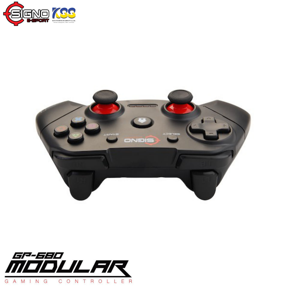 Signo Controller จอยเกม Signo Gaming Controller MODULAR GP-680 Black เสียบแล้วเล่นได้เลย ...