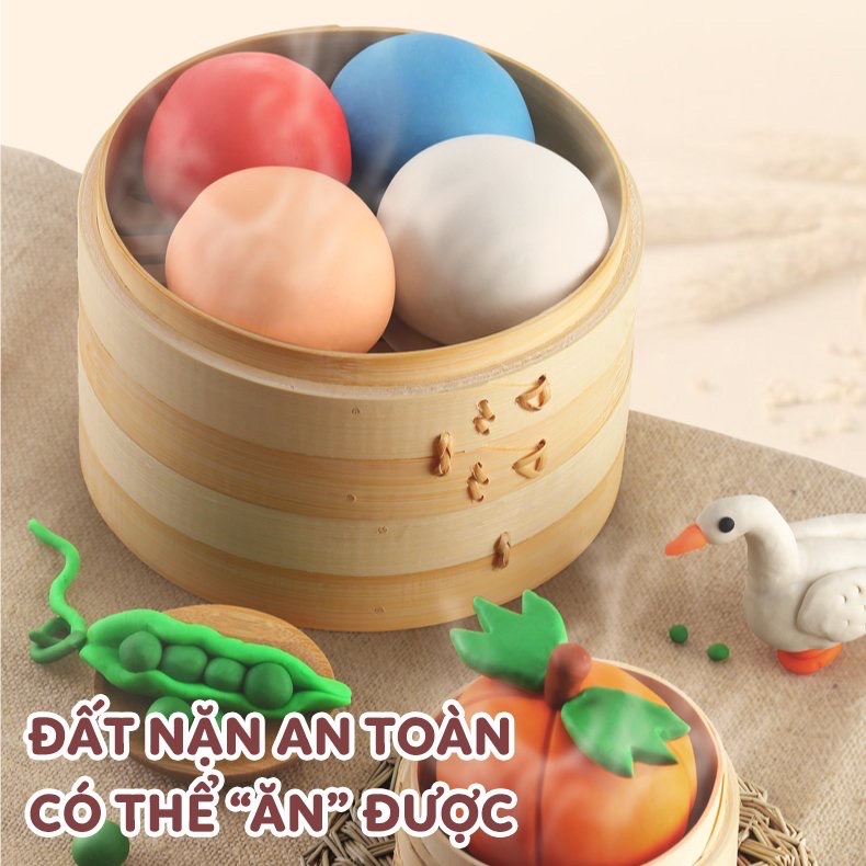 Đất Nặn Organic làm từ BỘT MỲ An Toàn cho bé