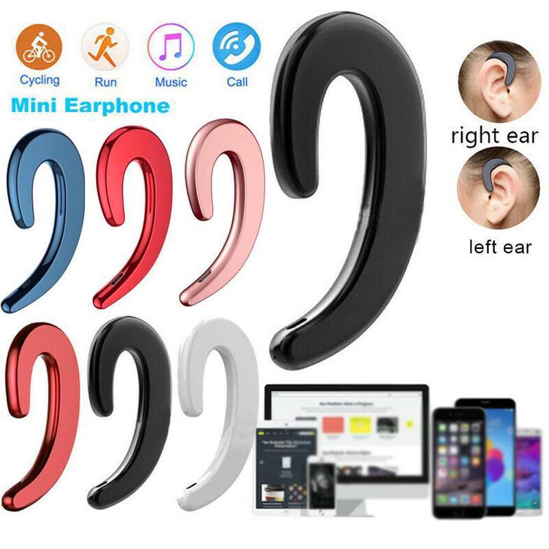 Dẫn truyền âm thanh qua xương tai nghe bluetooth không vào tai khi lái xe. Tai nghe nhét tai không dây móc chuyên đơn Phương kinh doanh thể thao