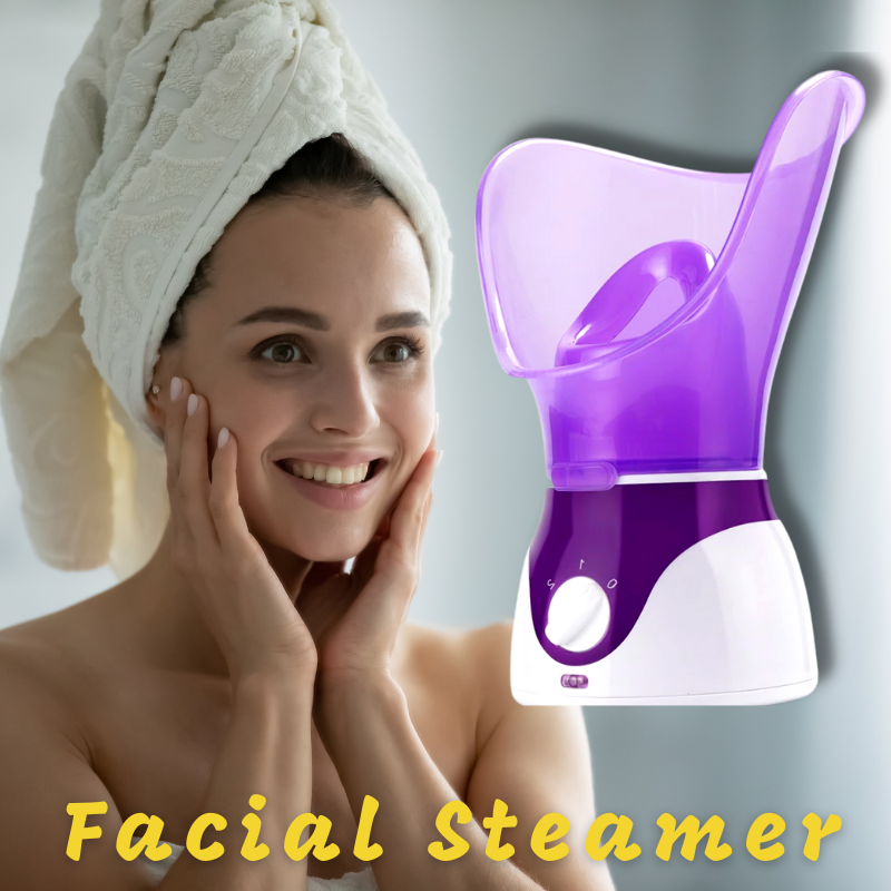 **Feel Refreshed Everyday!** Moisturizing Facial Steamer with Face and Nasal Mask Relieves