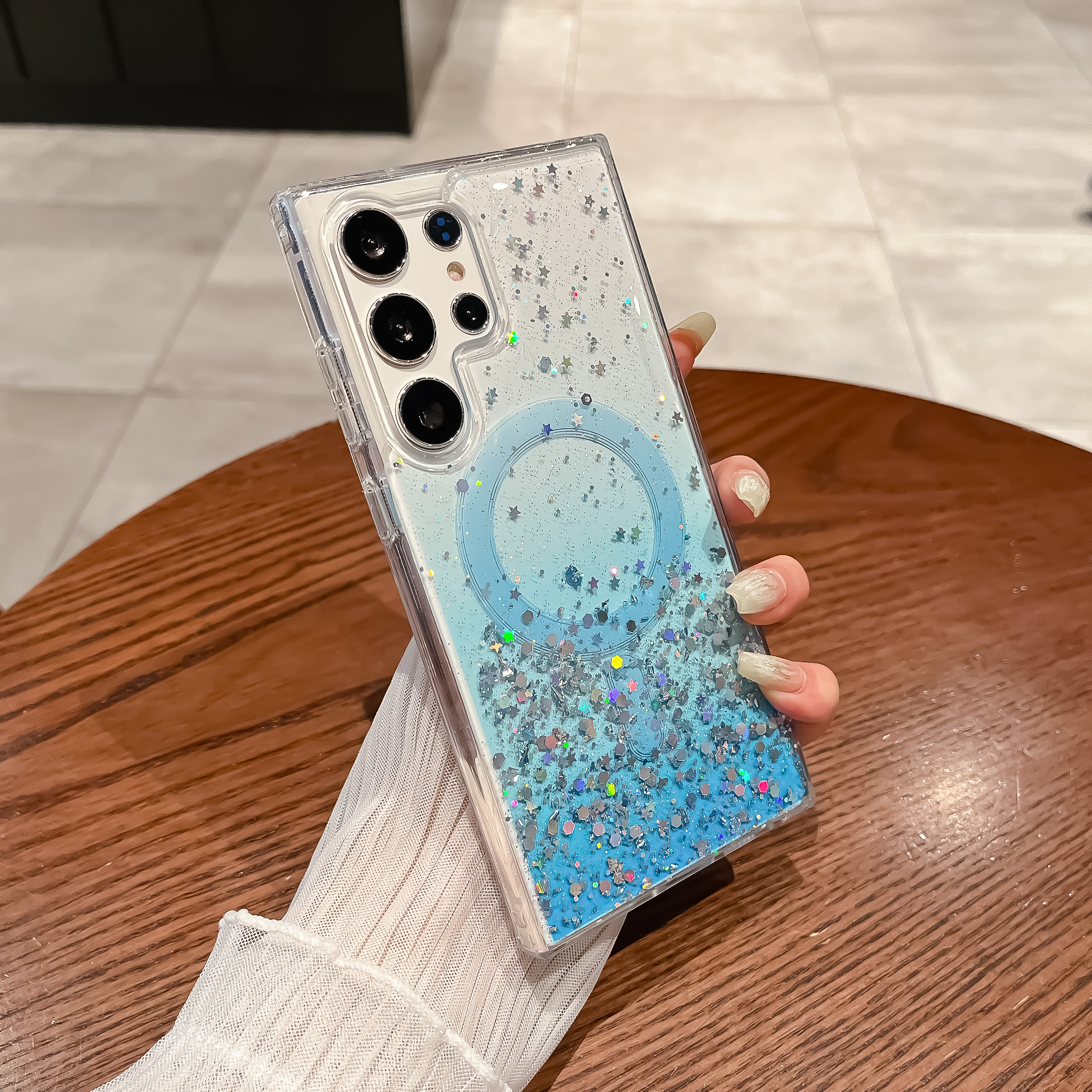 Sroof%20Case%20For%20Samsung%20Galaxy%20S22%20Plus%20S22%20Ultra%20S23%20Plus%20S23%20Ultra%20S23%20FE%20S24%20Plus%20S24%20Ultra%20S25%20Plus%20S25%20Ultra%20New%202-in-1%20Acrylic%20CD%20Gradient%20Glitter%20Drip%20Magnetic%20Phone%20Case%20Back%20Cover%20-%20Image%209