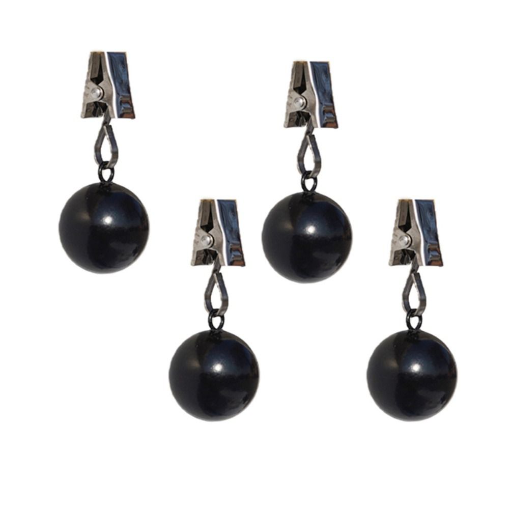 4%20pcs%20Pendant%20Gravity%20Ball%20Curtain%20Weight%20Ball%20Windproof%20Durable%20Table%20Cloth%20Weights%20Rustproof%20with%20Clip%20Heavy%20Duty%20Drapery%20Weights%20Outdoor%20Use%20-%20Image%203