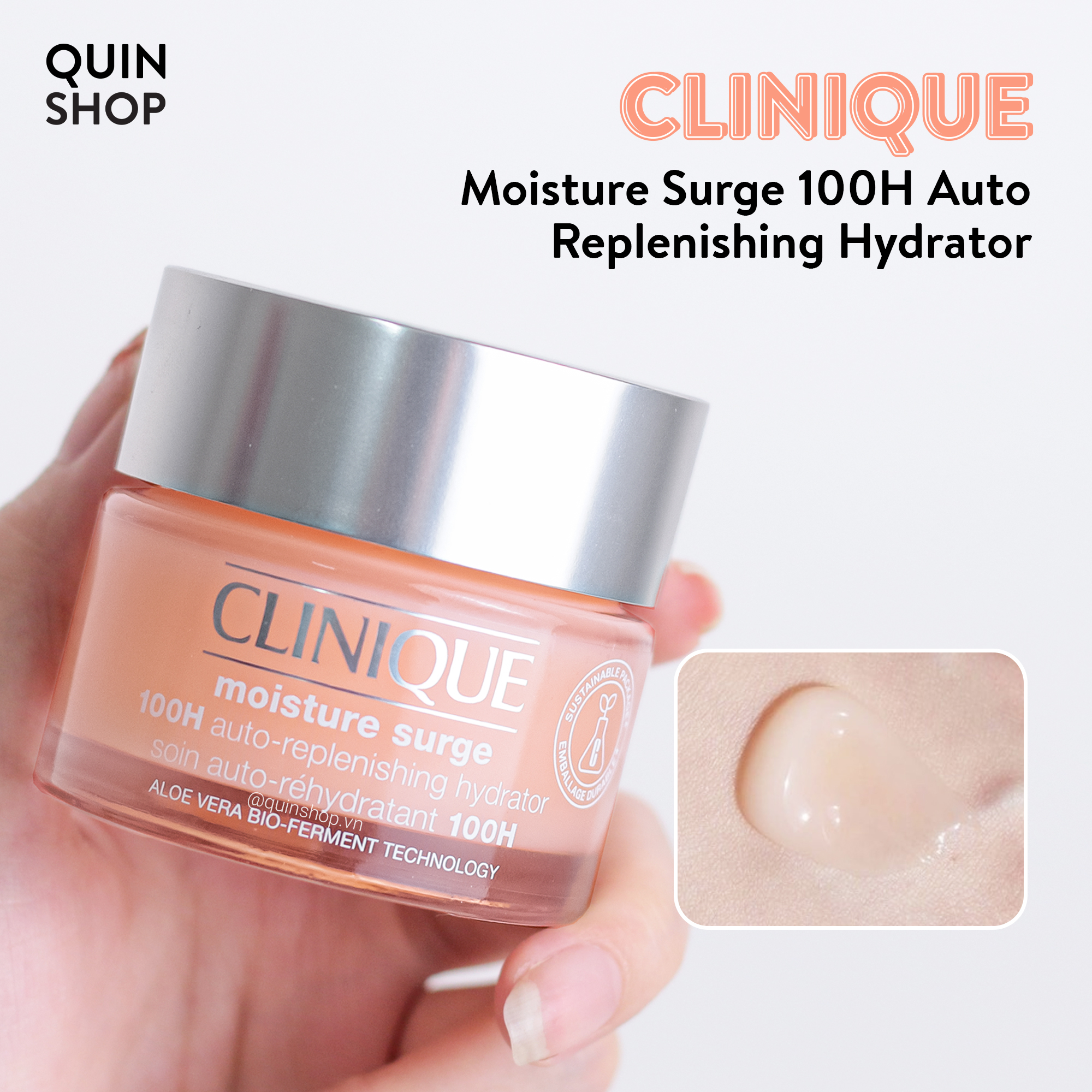 Kem Dưỡng Ẩm Clinique Moisture Surge 72 Hour Auto Replenishing Hydrator