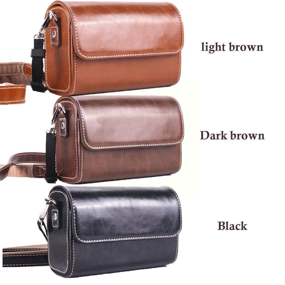 【Bestseller Alert】 Retro Camera Case Bag For Single Rx100 Vii Va Iv Iii Ii Hx90v Hx99 Hx50 Hx30 Hx20camera Bag Digital Dslr K5r1.