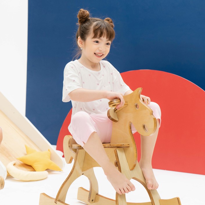 Bộ Cộc Tay Nous Kid Bé Gái N10 • 3Y 4Y 5Y 6Y • Choding Home