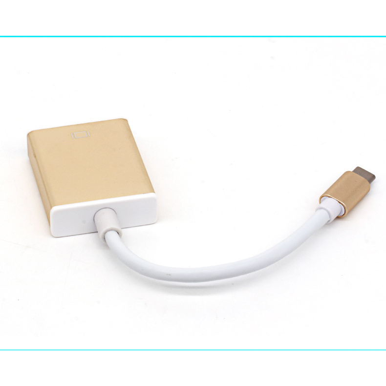 Cáp chuyển đổi USB Type C sang VGA - Cáp chuyển Type C to VGA