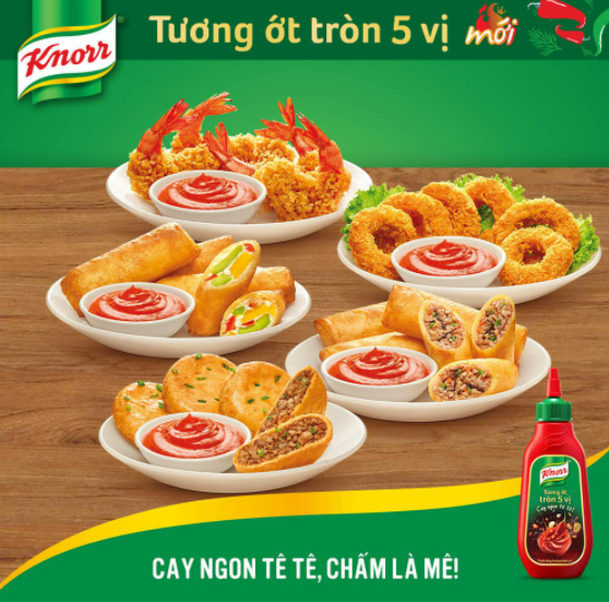 Tương Ớt Knorr Tròn 5 Vị