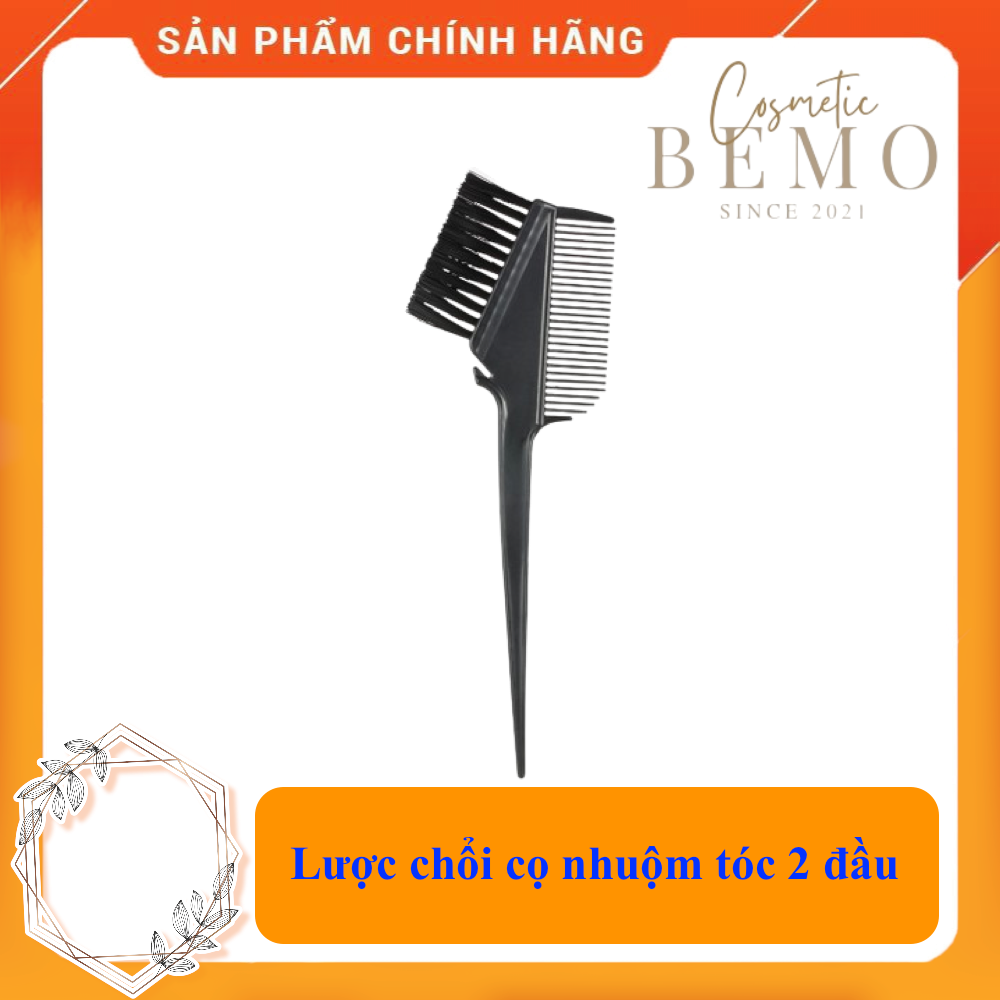 Lược chổi cọ nhuộm tóc 2 đầu - Lông mềm