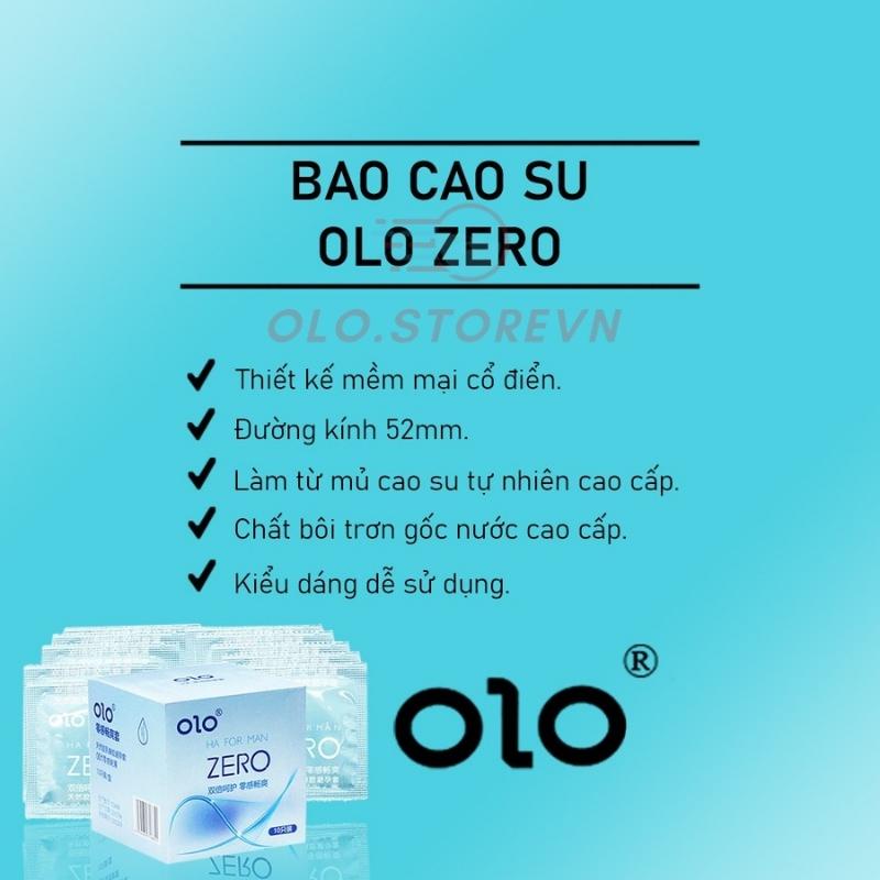 BCS Siêu Mỏng Zero HA FOR MAN siêu mỏng - Bao Cao Su olo Siêu Mỏng Zero 10 cái